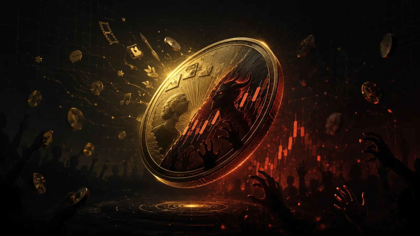 The flip of a coin