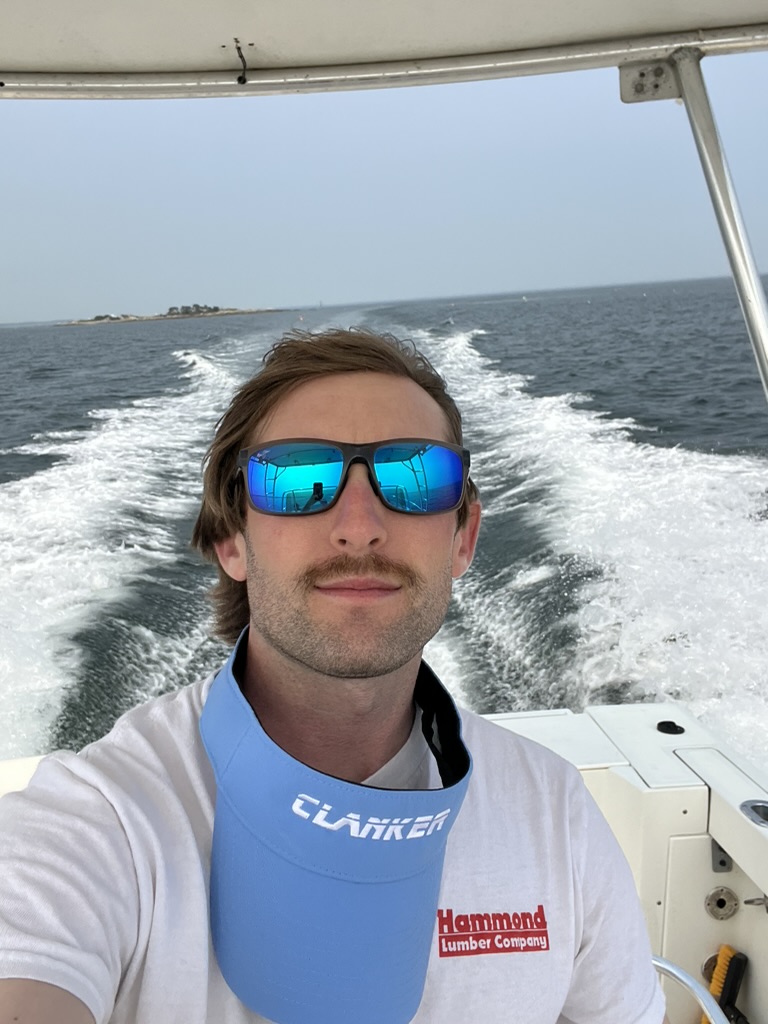 Boating off the coast of Maine